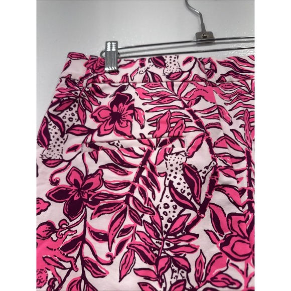 Lilly Pulitzer Gretchen High Rise Shorts Size 8 Elderflower Blossom Lil Escape - Picture 6 of 9